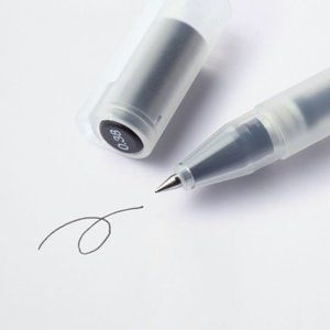 Muji 0.38mm Black Gel Ink Pen 10 pack